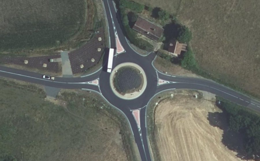 Vue aérienne du Route de Vibraye