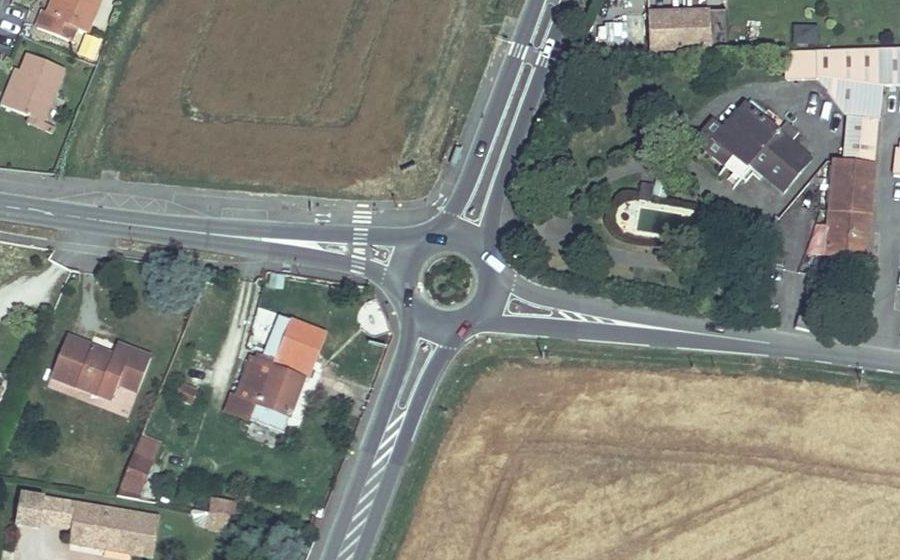 Vue aérienne du Route de Bessières