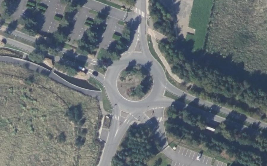 Vue aérienne du Avenue Atalante