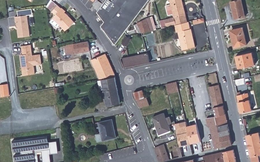 Vue aérienne du Impasse des Chesneaux