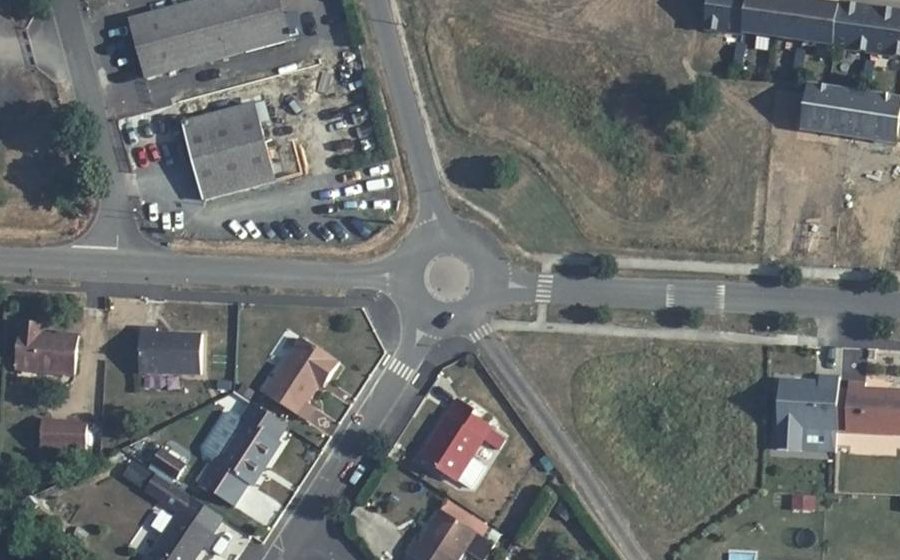 Vue aérienne du Rue de Genevray