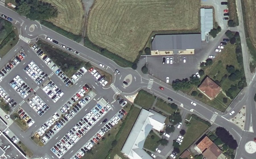 Vue aérienne du Avenue Simone Veil