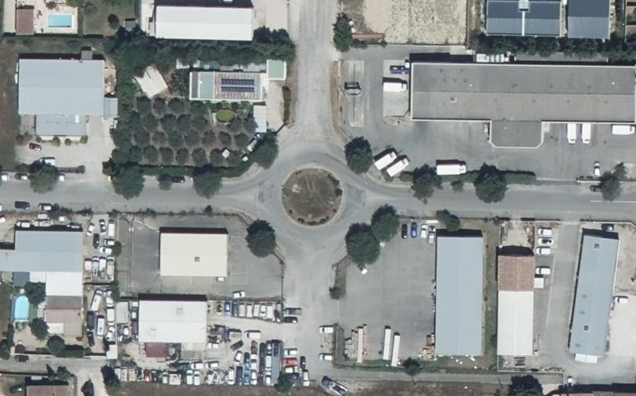 Vue aérienne du Allée de Provence