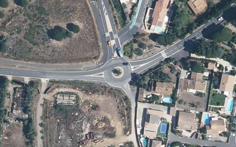 Vue aérienne du Rond-point anonyme n°149407200