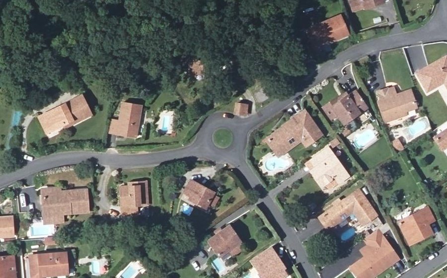 Vue aérienne du Chemin de la Tourterelle