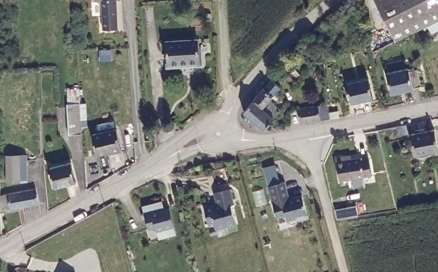 Vue aérienne du Rue des Quatre-Vents