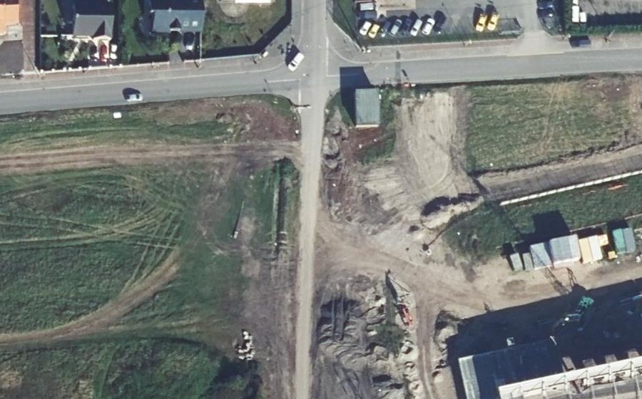 Vue aérienne du Rond-point anonyme n°1499352337