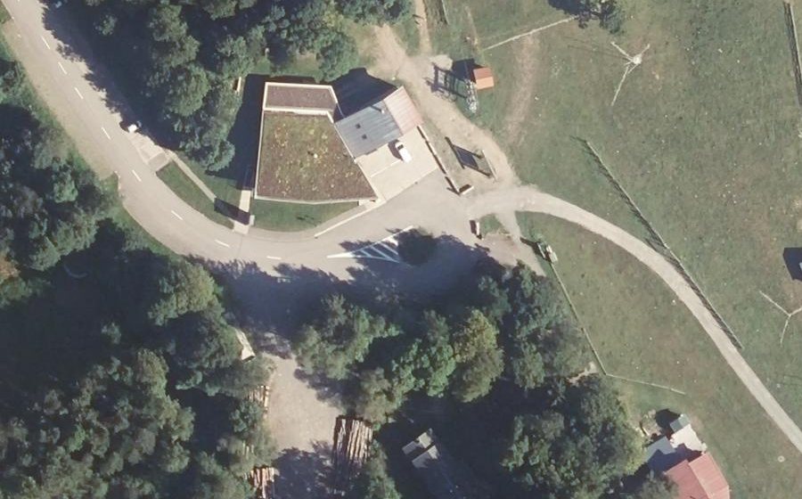 Vue aérienne du Rond-point anonyme n°150008519