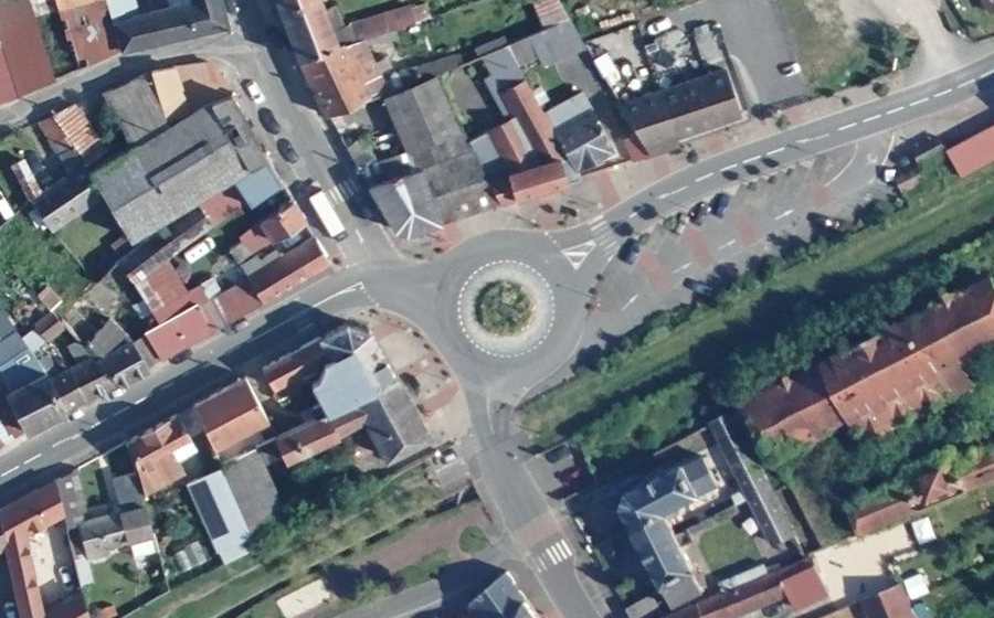 Vue aérienne du Place Jean Catelas