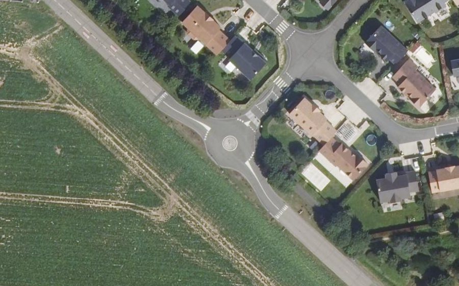 Vue aérienne du Route de Villiers-le-Bâcle