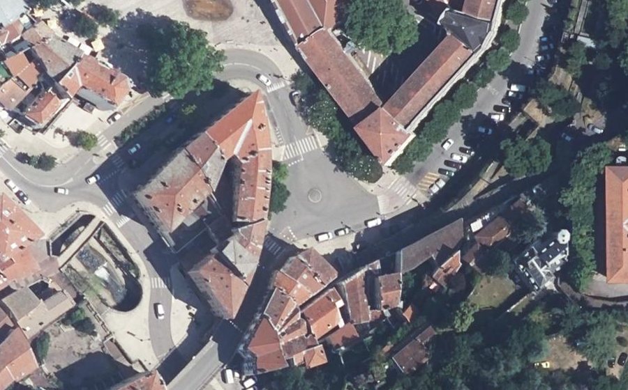Vue aérienne du Rond-Point du 8 Mai