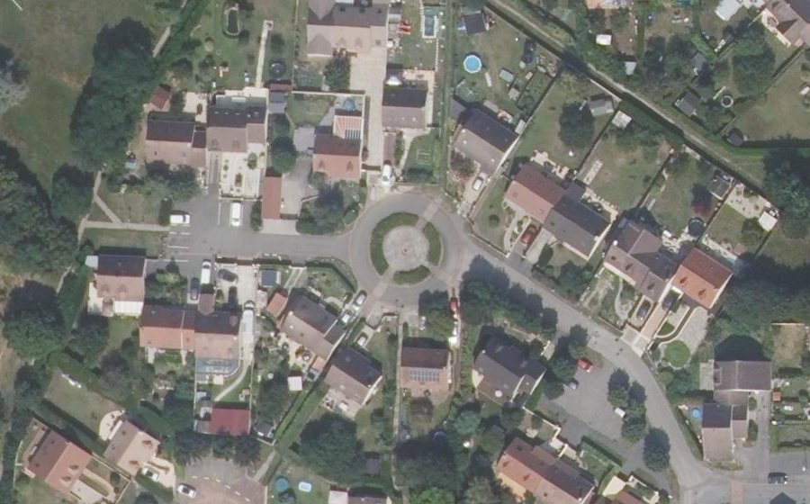 Vue aérienne du Rue Nicéphore Niepce