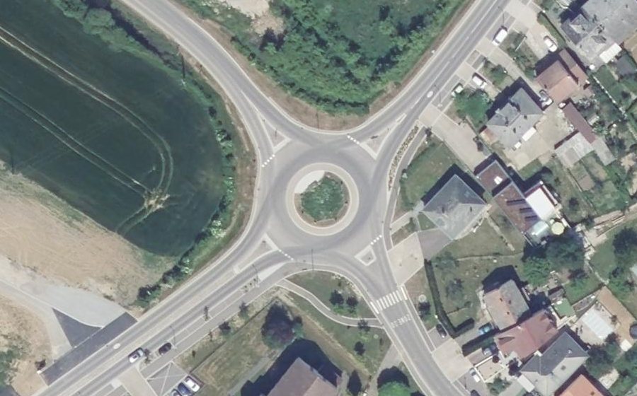 Vue aérienne du Route du Luxembourg