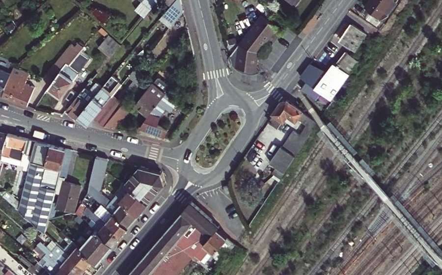 Vue aérienne du Rue du Vert Touquet