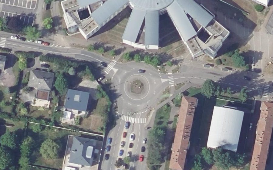 Vue aérienne du Rue du Friscaty