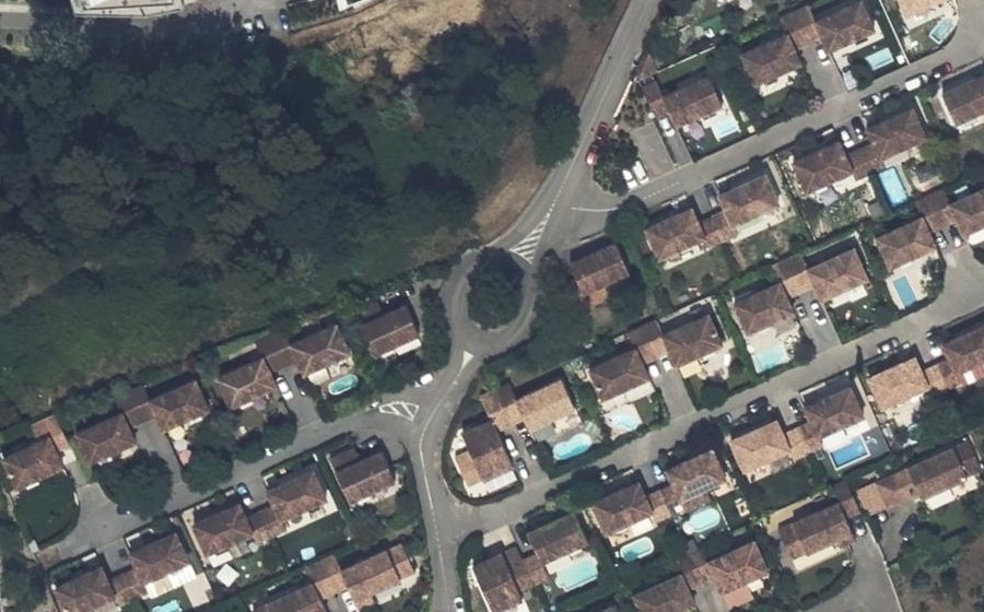 Vue aérienne du Le Domaine des Pins