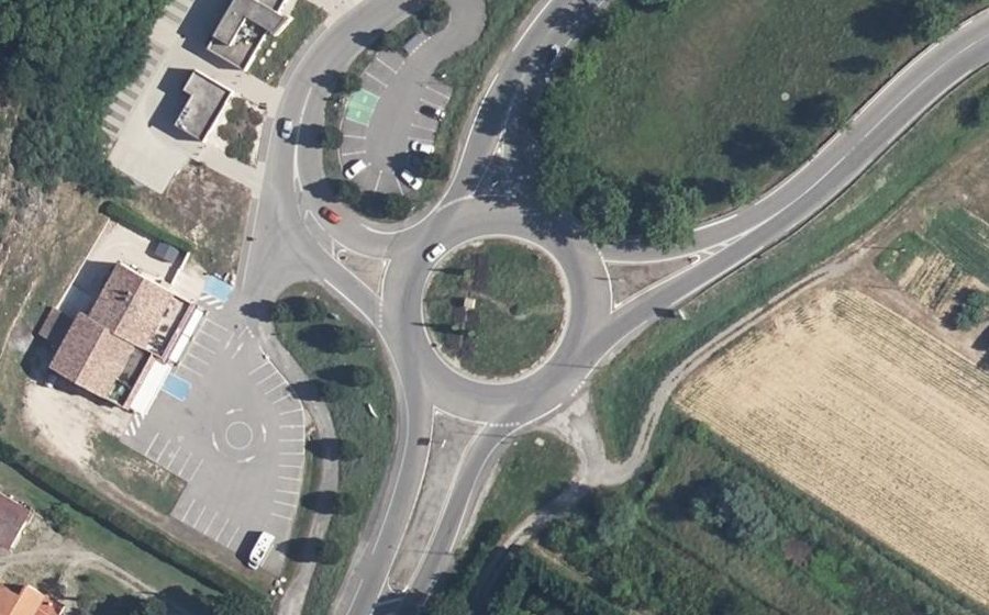 Vue aérienne du Porte de Cholet