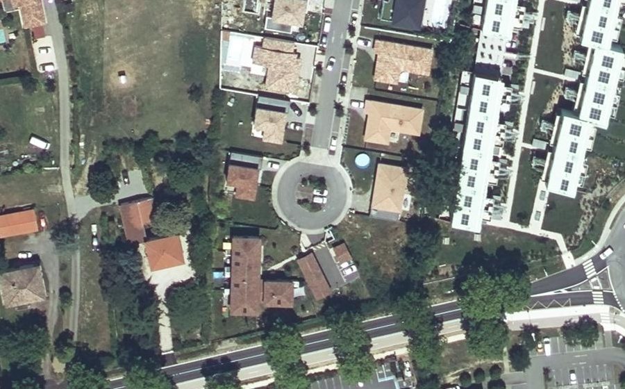 Vue aérienne du Impasse des Cigales