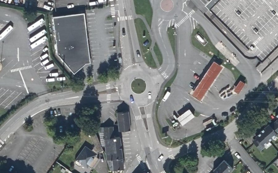 Vue aérienne des Trois Rois