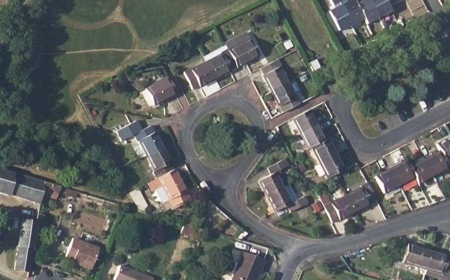 Vue aérienne du Résidence de la Forêt Viennoise
