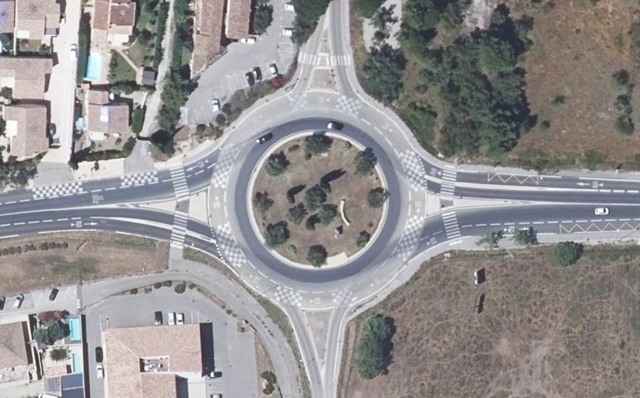 Vue aérienne du Giratoire de Ramias