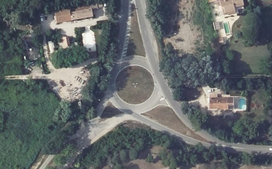 Vue aérienne du Chemin de Fourchon