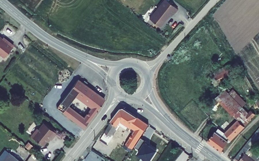 Vue aérienne du Rond-Point de Wadhurst
