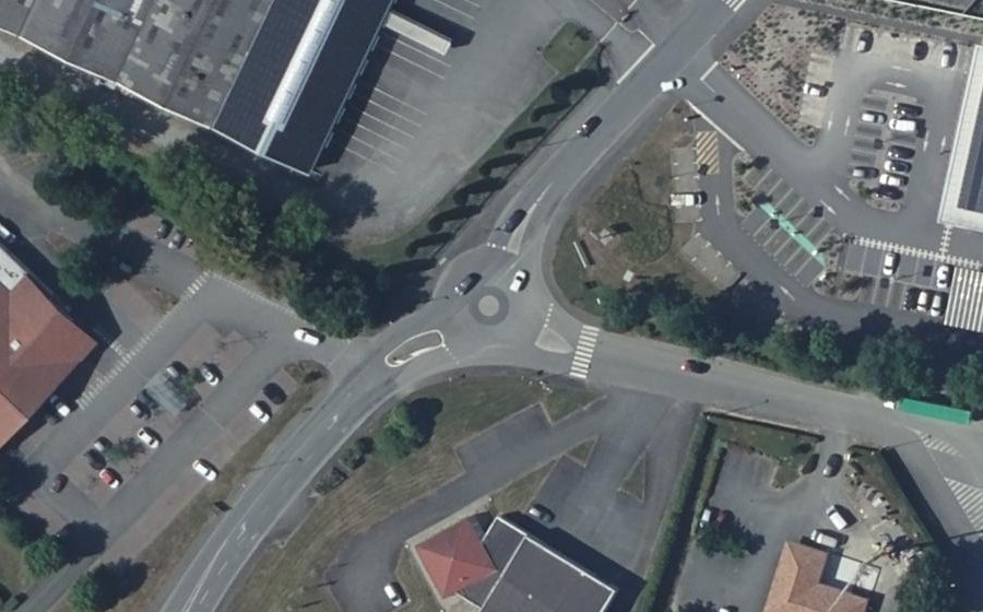 Vue aérienne du Avenue du Général de Gaulle