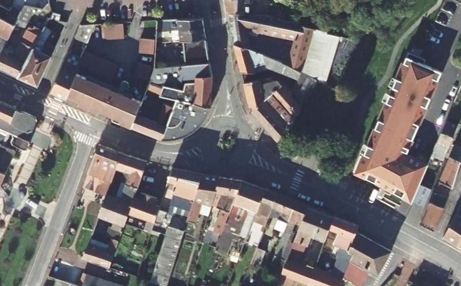 Vue aérienne du Place de la République