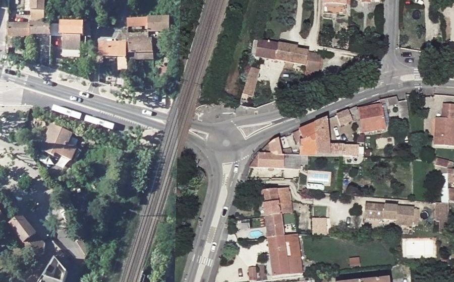 Vue aérienne du Rond-point anonyme n°153729855