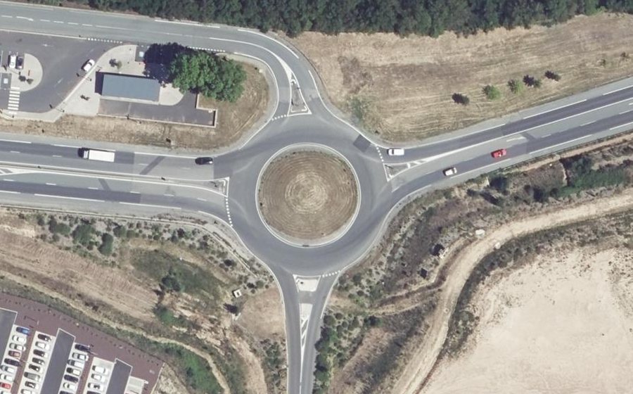 Vue aérienne du Route de Carcassonne