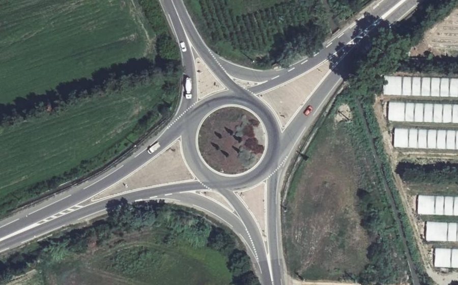 Vue aérienne du Giratoire de la Route de Tarascon