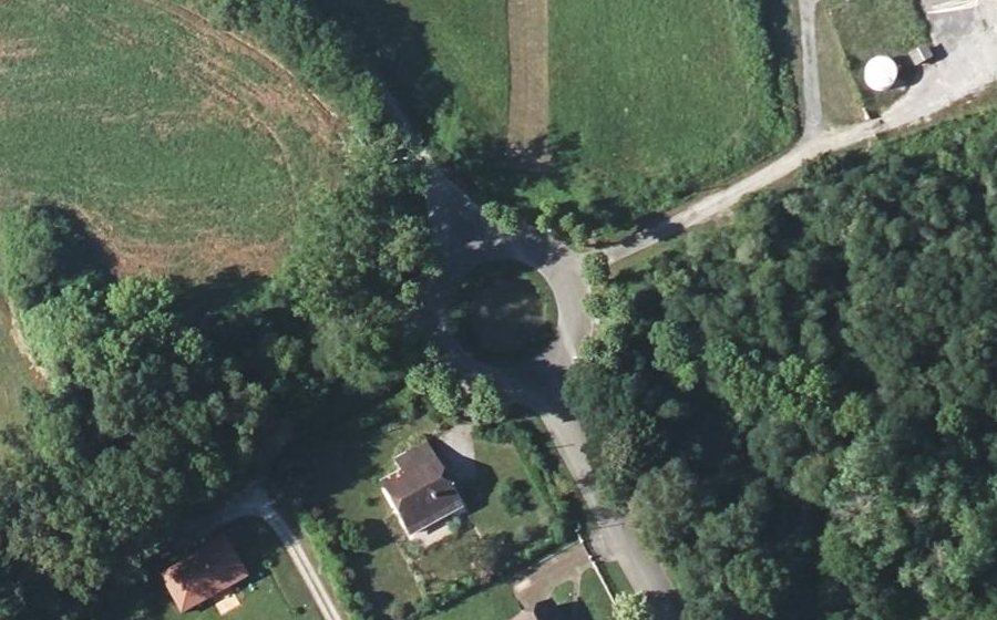 Vue aérienne du Boulevard de Baillenx