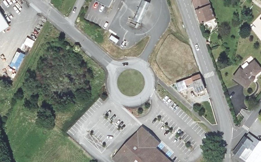 Vue aérienne du Zone d'Activité Les Couchets