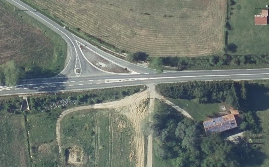 Vue aérienne du Route de Toulouse