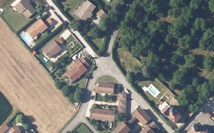 Vue aérienne du Rond-point anonyme n°15453672
