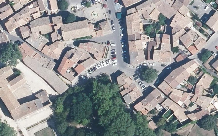 Vue aérienne du Place de la République