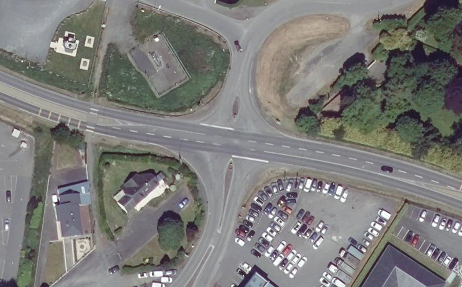 Vue aérienne du Rond-point anonyme n°1547464383