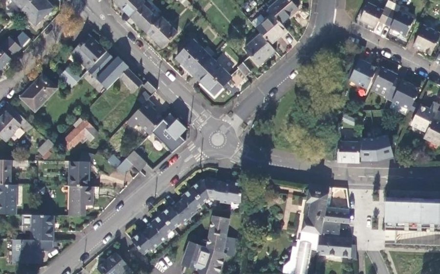 Vue aérienne du Rond-point anonyme n°15506284