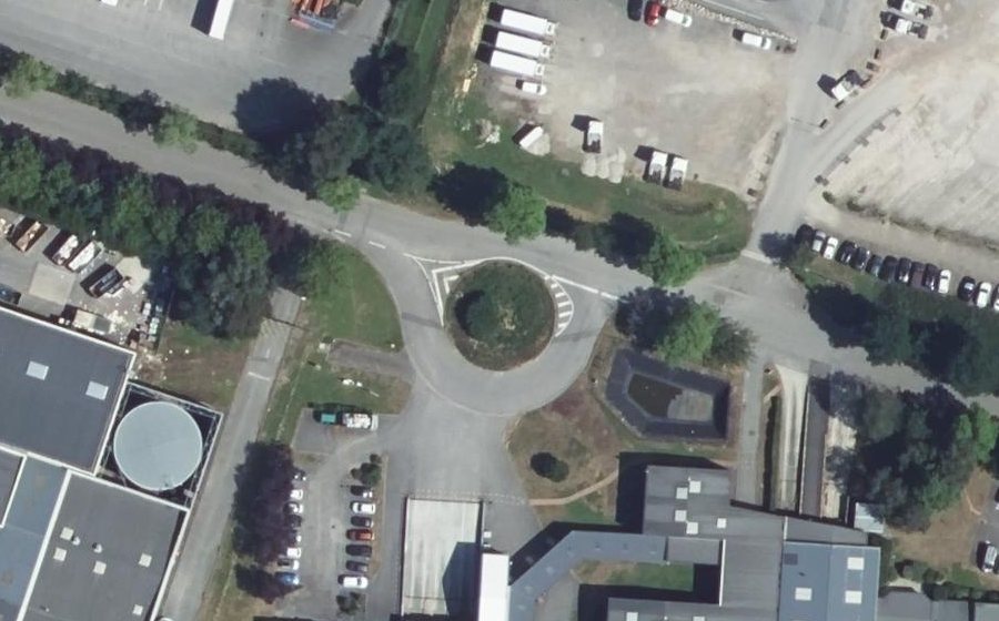 Vue aérienne du La Pièce de Montperthuis
