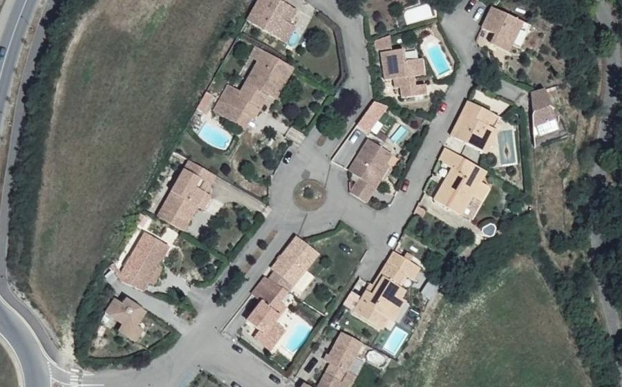 Vue aérienne du Impasse Les Hauts de la Louette