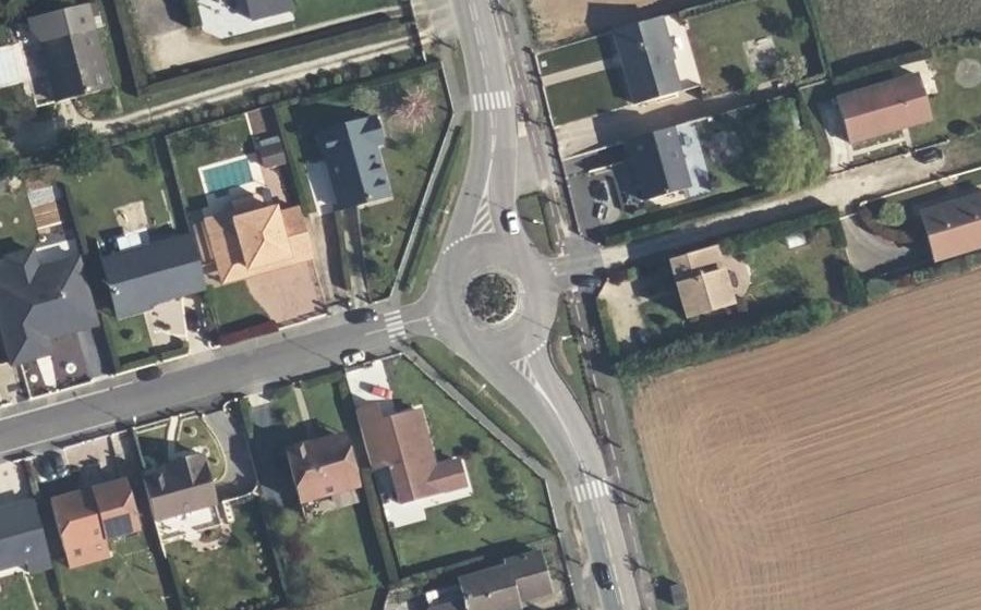 Vue aérienne du Avenue de Champagne