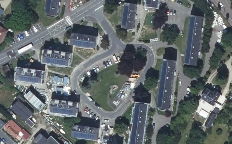 Vue aérienne du Place de la Liberté