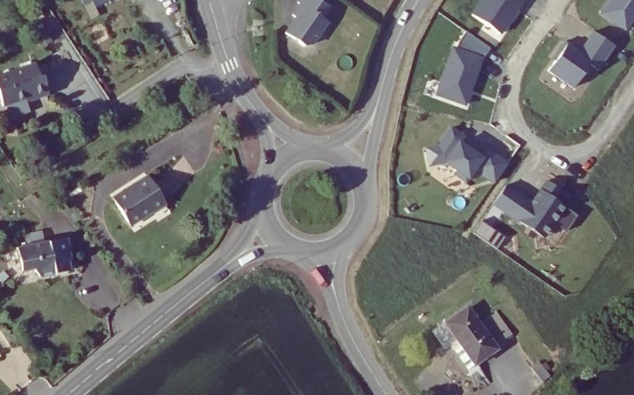 Vue aérienne du La Croix Bazil