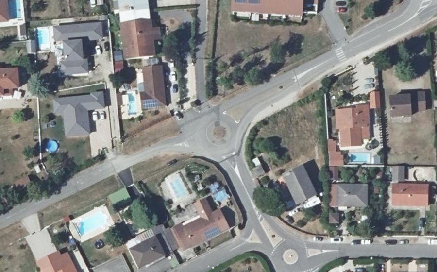 Vue aérienne du Rue Commanderie