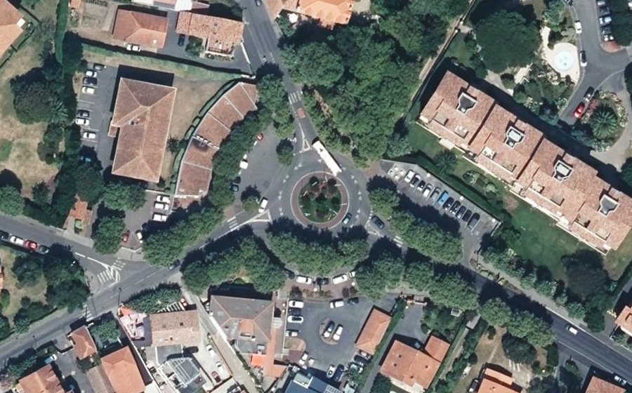 Vue aérienne du Place de la Chapelle