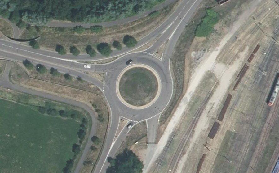 Vue aérienne du Avenue Pierre Mendès France