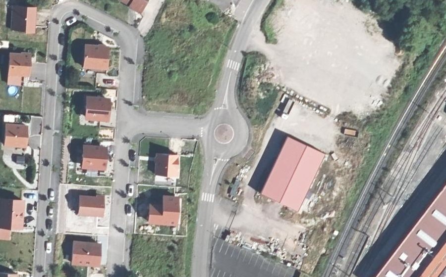 Vue aérienne du Rue des Forges
