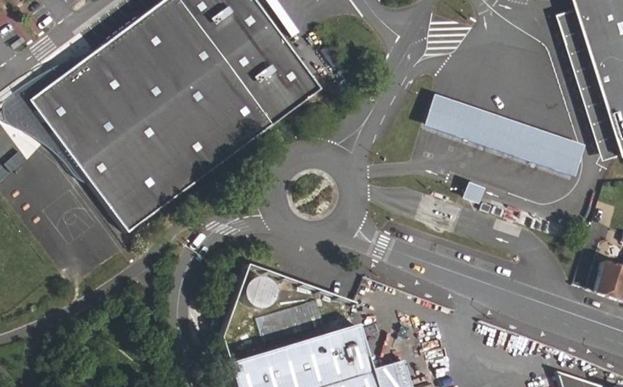 Vue aérienne du Rue des Maréchaux