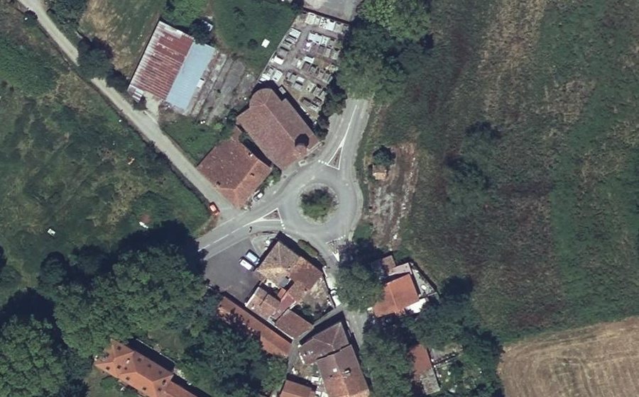Vue aérienne du Place de l'Église